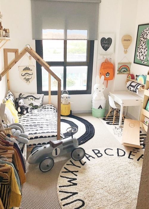 Round ABC Washable Rug