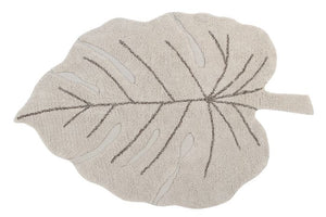 MONSTERA OLIVE  WASHABLE RUG