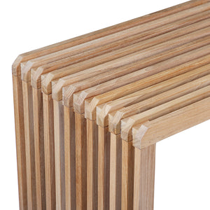 Slatted Teak